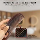 Dandruff Comb korpásodás elleni fésű 21,1 × 5,3 cm fejbőr psoriasis és tetű fésű - outlet termék