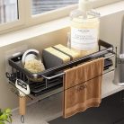 Koolkasa mosogató szervező lefolyótálcával, konyhai szivacstartó törlőtartóval és két - outlet termék