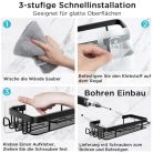 Koolkasa mosogató szervező lefolyótálcával, konyhai szivacstartó törlőtartóval és két - outlet termék