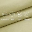 Vielit párnahuzat szett 2 darabos, mikroszálas, zsályazöld, 40 x 80 cm, öko - outlet termék