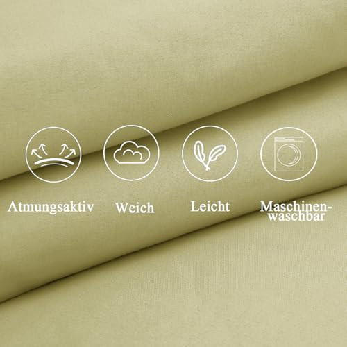 Vielit párnahuzat szett 2 darabos, mikroszálas, zsályazöld, 40 x 80 cm, öko - outlet termék