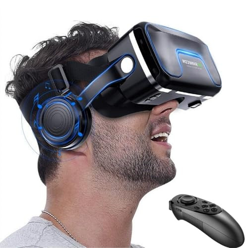 VR headset virtuális valóság szemüveg vezérlővel és fejhallgatóval - outlet termék