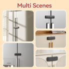 EUDEMON 2 darabos hűtőszekrény zár fekete - outlet termék