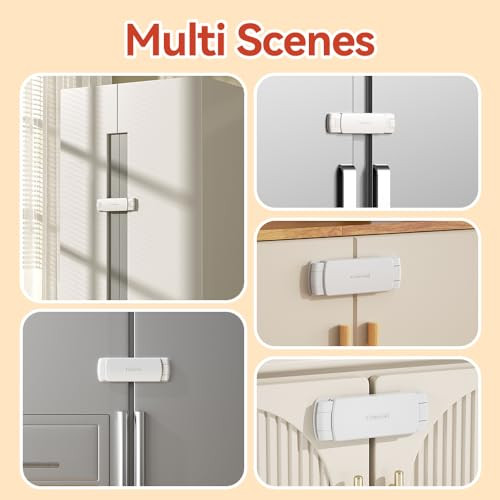 EUDEMON 2 darabos hűtőszekrény zár fehér - outlet termék