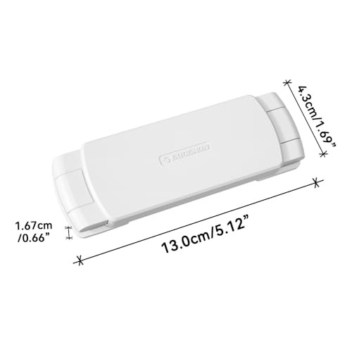 EUDEMON 2 darabos hűtőszekrény zár fehér - outlet termék