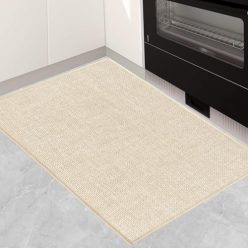   KMVIZI konyhai szőnyeg mosható csúszásmentes bézs, 50 x 80 cm - outlet termék