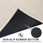 KMVIZI konyhai szőnyeg mosható csúszásmentes bézs, 50 x 80 cm - outlet termék