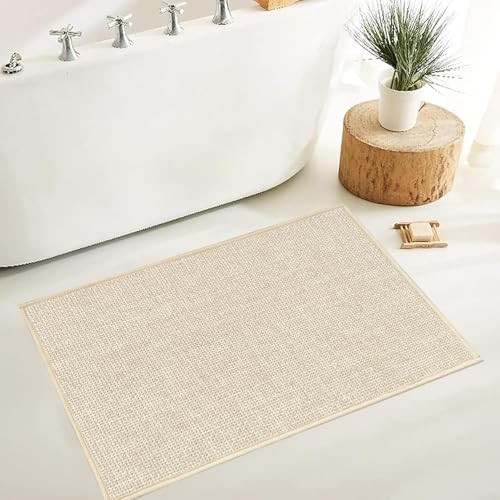 KMVIZI konyhai szőnyeg mosható csúszásmentes bézs, 50 x 80 cm - outlet termék