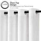 MIULEE függönyök fehér fényzáró 2 darabos, 140x225 cm - outlet termék