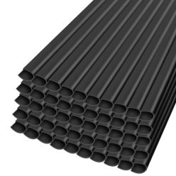   Csomag 50 darab PVC rögzítő klipsz, belátásgátló, 19 cm belátásgátló csíkok dupla rúd - outlet termék