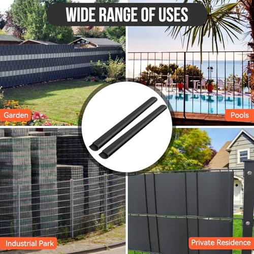 Csomag 50 darab PVC rögzítő klipsz, belátásgátló, 19 cm belátásgátló csíkok dupla rúd - outlet termék