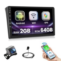   Android autórádió 2+64G Fiat Ducato, Peugeot Boxer, Citroen Jumper, 9 hüvelykes - outlet termék