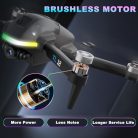 Tolatoyus TL12 drón RGB világítással 1080P, 3D kamera, FPV, magasságtartás, egygombos - outlet termék