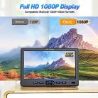 DESOBRY Car DVD lejátszó 10.5 hüvelykes 2 monitoros fejtámla 2 fejhallgató, HDMI - outlet termék