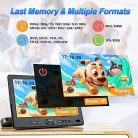 DESOBRY Car DVD lejátszó 10.5 hüvelykes 2 monitoros fejtámla 2 fejhallgató, HDMI - outlet termék