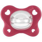 Chicco Gommotto Dual Soft szilikon cumi 16-36 hónap, kétszínű, 2 darabos, lány - outlet termék