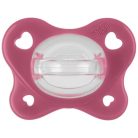 Chicco Gommotto Dual Soft szilikon cumi 16-36 hónap, kétszínű, 2 darabos, lány - outlet termék