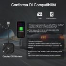 GreenVacShop 2024 CarPlay átalakító vezeték nélküli, iOS 10-16 - outlet termék