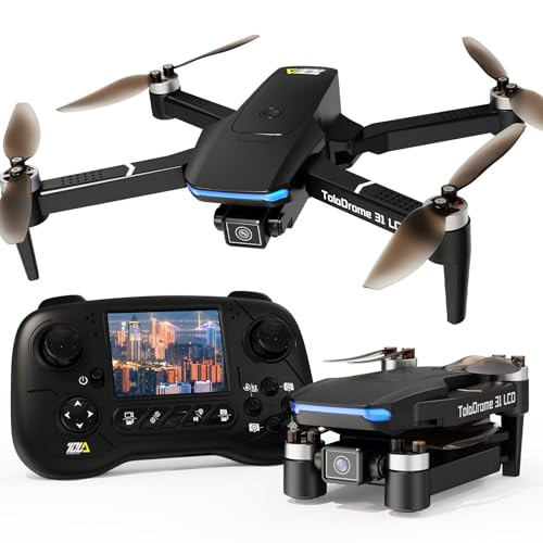 Toladrone TD31LCD drón kamerával LCD kijelző, digitális képátvitel, távirányító, kefe - outlet termék