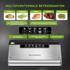 Bonsenkitchen Globefish vákuumgép gyors, vágóval - outlet termék