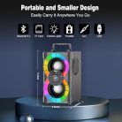 BSZHI Bluetooth hangszóró 80W nagy teljesítményű, vezeték nélküli, TWS, hordozható - outlet termék