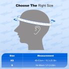 Odoland gyerek sí sisak és síszemüveg szett állítható, PC-héj, EPS-hab - outlet termék