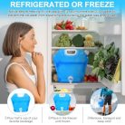 flintronic 10L összecsukható víztartály csappal kék - outlet termék