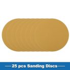 ABSOPRO 8 hüvelykes csiszolótárcsák 180 szemcse 25 darabos, sárga - outlet termék