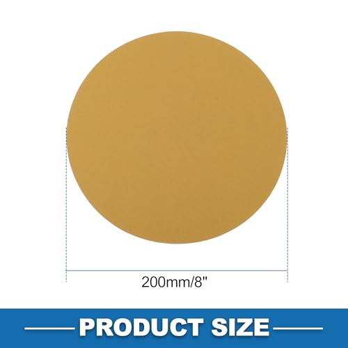 ABSOPRO 8 hüvelykes csiszolótárcsák 180 szemcse 25 darabos, sárga - outlet termék