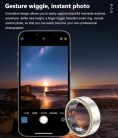 Smart Ring fitnesz gyűrű aktivitásmérő 5ATM, vízálló, alváskövető, pulzusmérő - outlet termék
