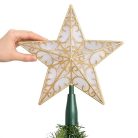 JOIEDOMI 10,5 hüvelykes világító PVC karácsonyfa csúcs csillogó csillaggal 10 - outlet termék