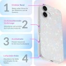 LONLI Hue - iPhone 16 tok fehér gyöngyház - outlet termék