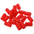 ABSOPRO 21 mm kerékanya porvédő sapka 20 darabos, piros - outlet termék