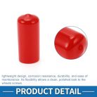 ABSOPRO 21 mm kerékanya porvédő sapka 20 darabos, piros - outlet termék