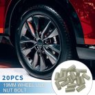 ABSOPRO 19 mm kerékanya sapka szürke, 20 darabos - outlet termék