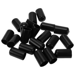   ABSOPRO 21 mm kerékanya védőkupak fekete, 20 darabos - outlet termék