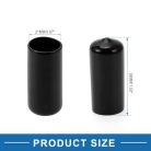 ABSOPRO 21 mm kerékanya védőkupak fekete, 20 darabos - outlet termék