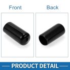 ABSOPRO 21 mm kerékanya védőkupak fekete, 20 darabos - outlet termék