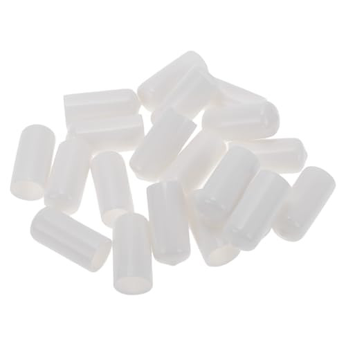 ABSOPRO 19mm kerékanya védőkupakok fehér, 20 darabos - outlet termék