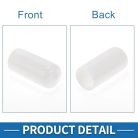 ABSOPRO 19mm kerékanya védőkupakok fehér, 20 darabos - outlet termék