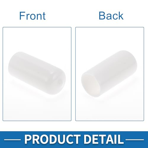 ABSOPRO 19mm kerékanya védőkupakok fehér, 20 darabos - outlet termék