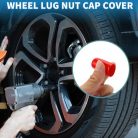 ABSOPRO kerékanya védőkupakok 19mm piros, 20 darabos - outlet termék