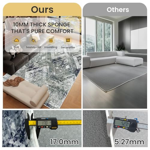 Vamcheer szőnyeg nappali puha szivacs - 160x230 mosható hálószoba szőnyeg - outlet termék