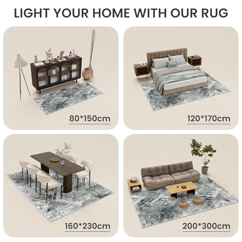 Vamcheer szőnyeg nappali puha szivacs - 160x230 mosható hálószoba szőnyeg - outlet termék