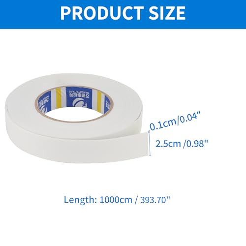 ABSOPRO javítószalag habosított EVA fehér 1000x2.5x0.1cm, 1 darabos - outlet termék