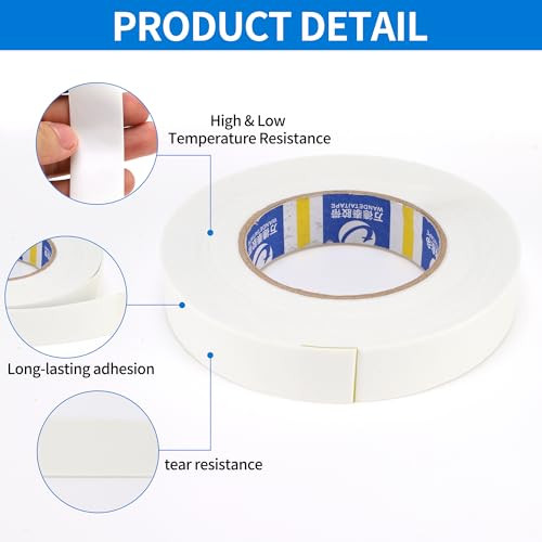 ABSOPRO javítószalag habosított EVA fehér 1000x2.5x0.1cm, 1 darabos - outlet termék