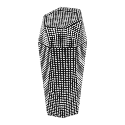 ABSOPRO autós szemetes strasszos hordozható 3,5" hossz, 3,1" szélesség, 7,9" - outlet termék