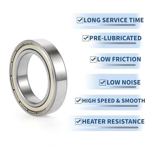 ABSOPRO 6908Zz mélyhornyú golyóscsapágy P6 40x62x12mm, kenve, dupla fém tömítés - outlet termék