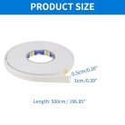 ABSOPRO 0,39"x0,20"x16,40ft javítószalag 1 darabos, fehér - outlet termék