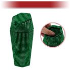 ABSOPRO autós szemetes strasszos hordozható zöld - outlet termék